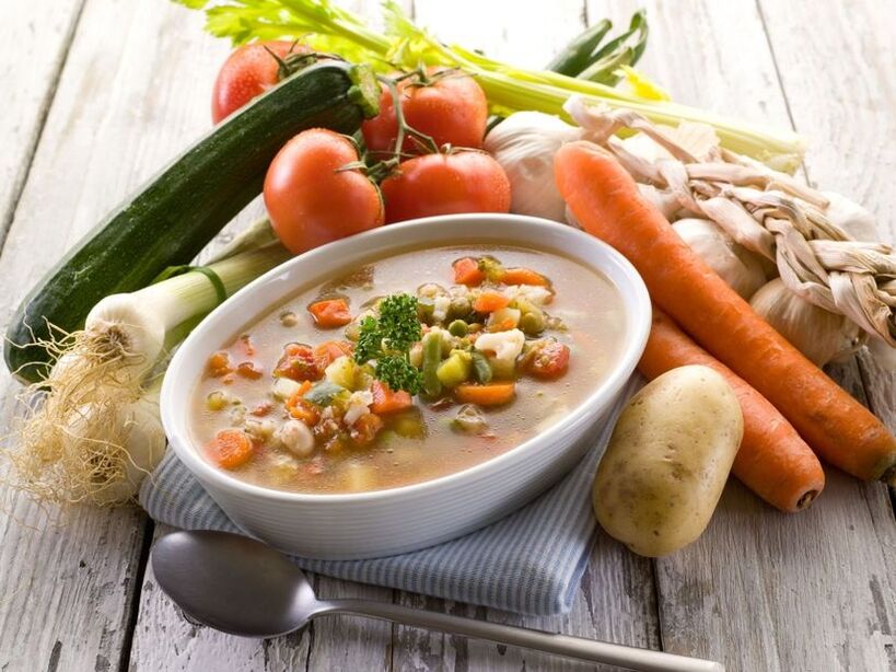σούπα λαχανικών για προστατίτιδα και αδένωμα προστάτη